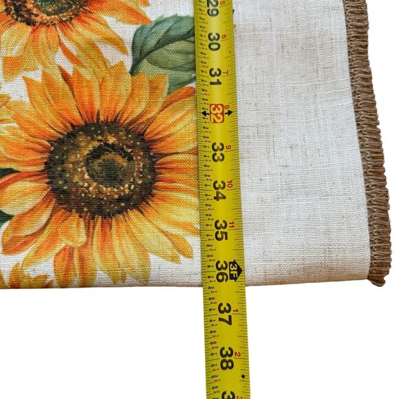 Sunflower Table Runner Thanksgiving Fall Autumn Decor Kitchen Home - Picture 4 of 7